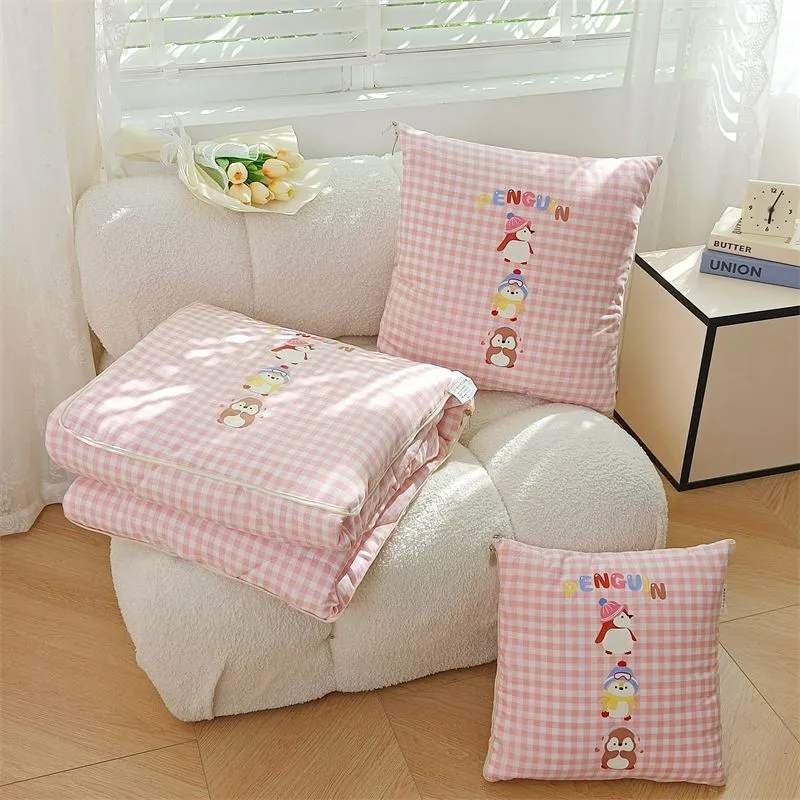 多功能抱枕被可机洗抱枕二合一午休被小清晰抱枕被