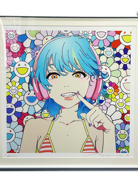 Mebae卧室卡通村上隆版画