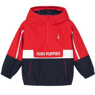 暇步士童装儿童夹克衫男女童春秋装新年款套头衫大童连帽喜庆外套