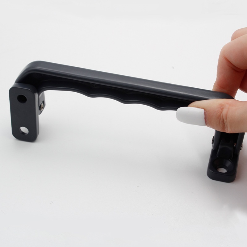 恒久LS527电箱拉手锌合金把手工业自动化设备自动回弹工业配件