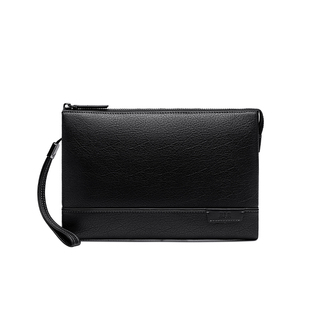 【生日礼物】HLA/海澜之家商务休闲钱包男士牛皮手拿包卡包送爸爸