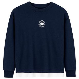 匡威童装男童套装2026春季新款女童休闲两件套长袖T恤长裤运动服