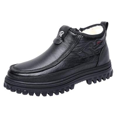 棉鞋男款冬季老北京雪地靴羊毛鞋