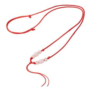 买一送一手工编织绳项链红绳挂玉坠玉石平安扣脖子挂绳红绳细款绳