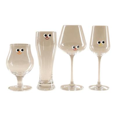 水晶玻璃tima原创设计可爱表情杯