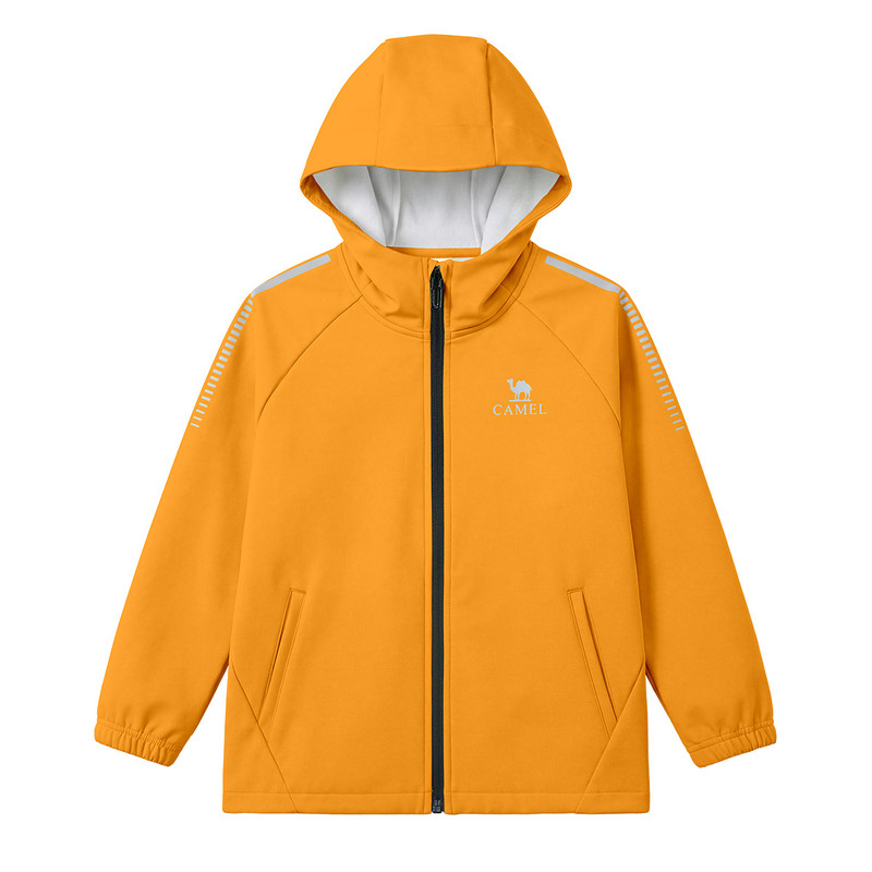 骆驼儿童软壳衣登山服夹克外套
