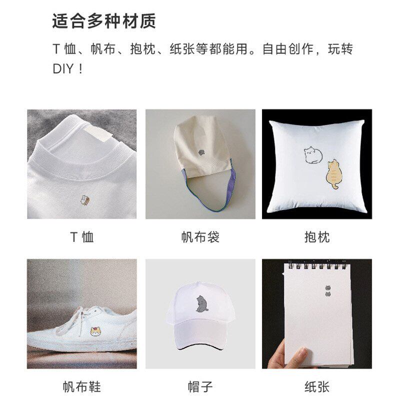 批发科灵12色0.5/1.0mm布笔十字绣热转印笔尖笔艺标记水溶彩绘笔