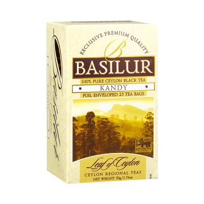 BASILUR宝锡兰康提锡兰红茶茶包