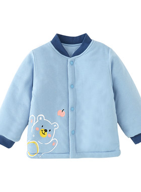 儿童棉服秋冬款男童夹棉棉衣外套