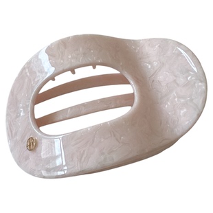 法式复古高级感醋酸扁平抓夹2025新款后脑勺盘发夹大号鸭嘴夹发卡