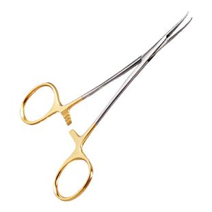 双眼皮美容整形眼袋精细止血钳微血管钳弯头12.5医用不锈钢脂肪夹