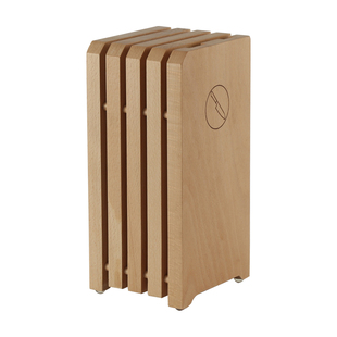 实木刀架置物架刀具收纳架厨房专用木质刀座黑胡桃木台面菜刀架