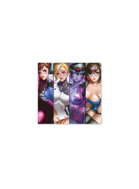 dva天使黑百合小美网吧反光车贴