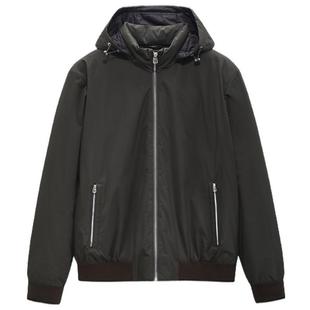 [轻羽绒]九牧王鹅绒羽绒服2025冬季新款修身轻便连帽保暖外套男款