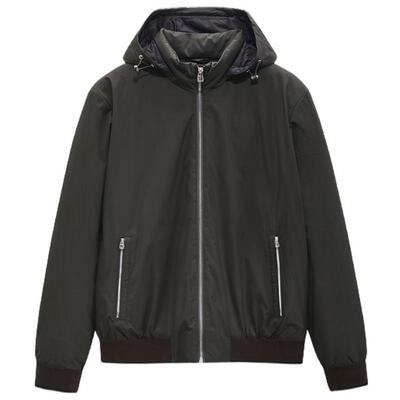 [轻羽绒]九牧王鹅绒羽绒服2025冬季新款修身轻便连帽保暖外套男款