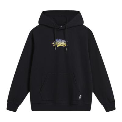 李宁正品 x OG_SLICK联名男女柔软亲肤透气宽松连帽卫衣AWDT443-6
