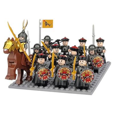 中国积木明朝骑兵神机营拼装玩具