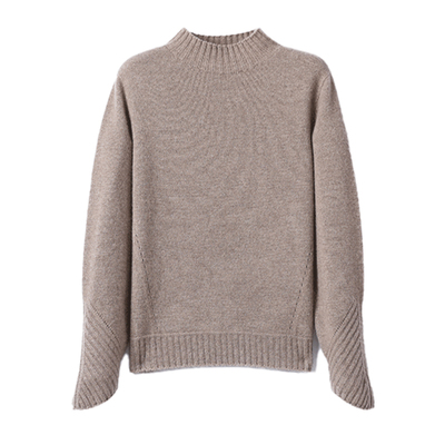 春竹长袖半高领女套衫