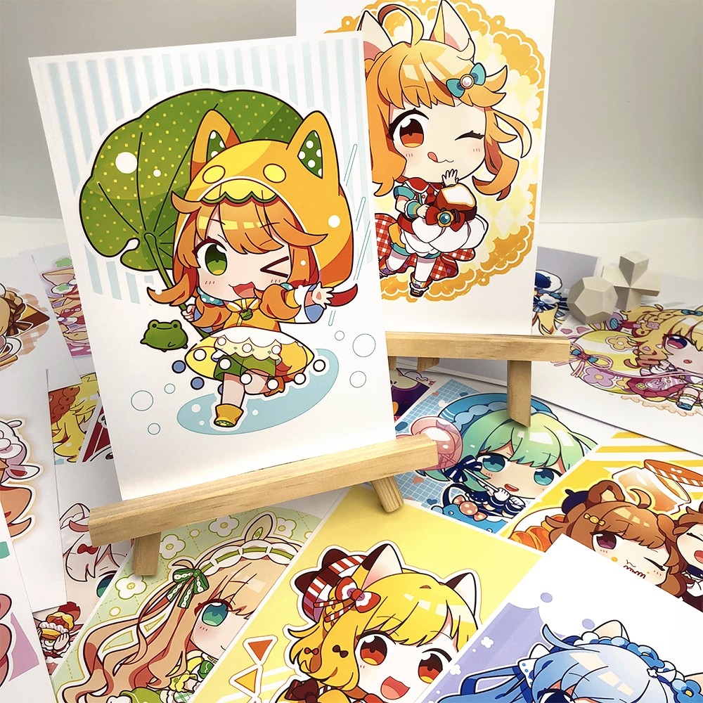 素描临摹卡动漫漫画临摹卡初级彩铅临摹卡片控笔绘画美术范画女孩