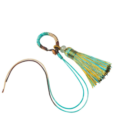 渐变色金刚结流苏DIY配件包挂