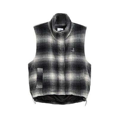 TurnSignal立领棉马甲女