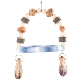 鹦鹉秋千吊环玄凤牡丹专用小鸟棉绳啃咬玩具解闷笼内装饰用品大全