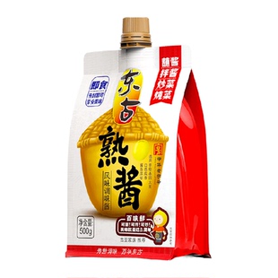 东古黄豆酱熟酱500g东北大酱沾菜沾大葱蘸酱拌面拌饭豆瓣酱