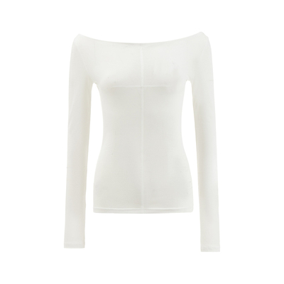 4muggle黑白十字架长袖打底上衣