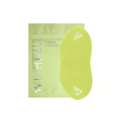 现货Huda beauty护肤Wishful下巴轮廓提升小V脸面膜 补水超薄面膜