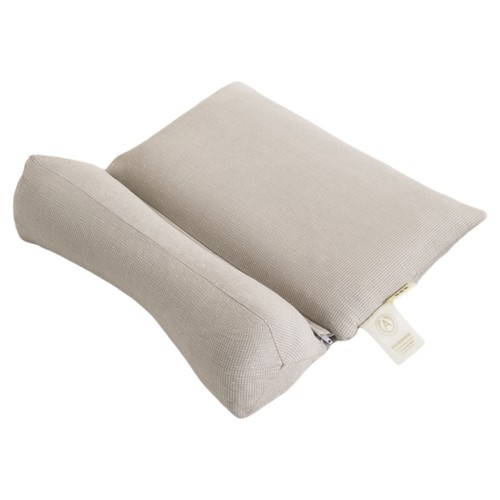 全棉荞麦壳颈椎牵引枕头成人家用助睡眠硬枕芯反弓变直专用三角枕