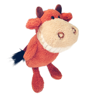 勇敢牛牛玩偶小牛公仔毛绒玩具可爱微笑大牙丑萌布娃娃生日礼物女