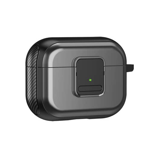 可磁吸充电适用airpodspro2保护套锁扣式苹果耳机套airpods3三代保护壳耳机壳不掉盖全包防摔硬壳