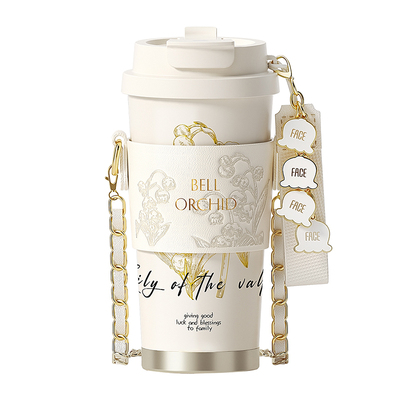 face铃兰花高颜值闺蜜保温杯