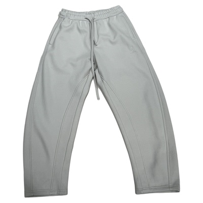 冬季加绒宽松直筒休闲裤