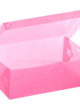 个装塑料翻盖神器抽拉式防尘鞋盒