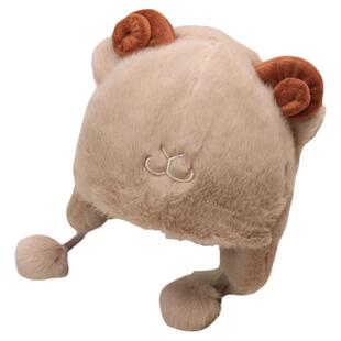 2025冬季男女儿童毛绒帽子可爱超萌宝宝保暖套头护耳帽婴儿雷锋帽