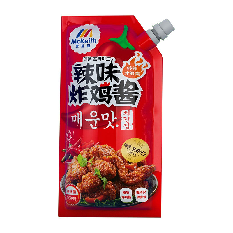 麦基斯韩式辣味炸鸡酱炸鸡连锁加盟店专用辣味炸鸡酱商用辣味酱料