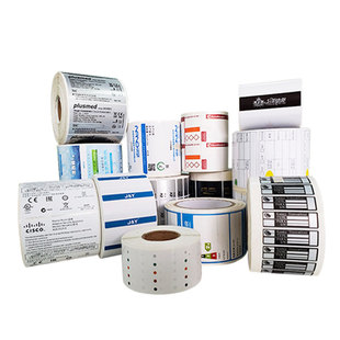 贴纸定制 标签不干胶亚银二维码logo订做透明PVC商标印刷UV转烘焙