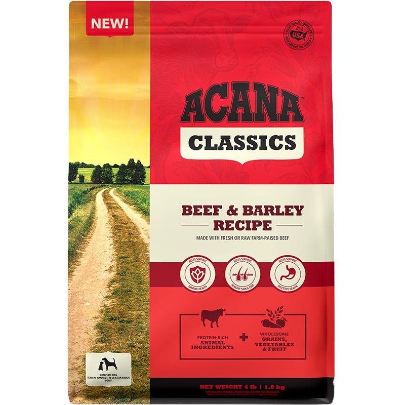 ACANA/爱肯拿牛肉配方犬粮10.2kg