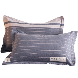 纯棉枕套一对装100全棉磨毛加厚学生宿舍单人枕头套48x74cm枕芯套