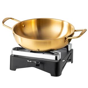 onlycook固体酒精炉干锅锅具家用不锈钢小火锅一人用煲仔锅炉明火