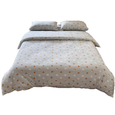 A类卡通裸睡全棉天竺棉被套