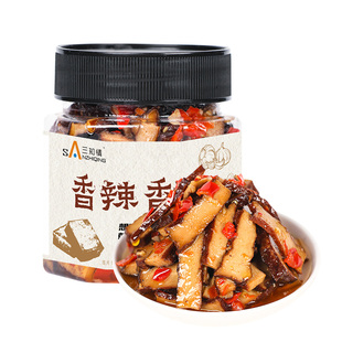 下饭菜香干三知情特产咸菜麻辣豆腐干卤香豆干湖南武冈柴火豆制品