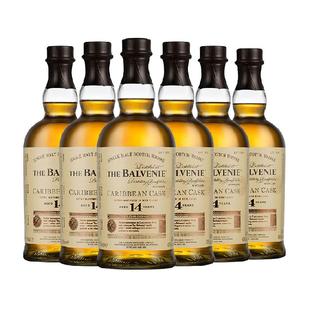 The Balvenie 百富14年加勒比桶单一麦芽苏格兰威士忌 英国洋酒