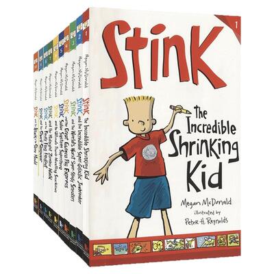 Stink 小男孩日常生活故事 桥梁读物 作者Judy Moody 儿童幽默章节小说 语言简单口语化 初级阅读 英文原版进口图书