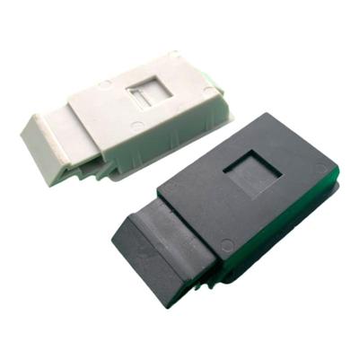 海坦牌 LS735搭扣侧门锁 DK725-3B暗扣手 ABS尼龙塑料暗箱扣手