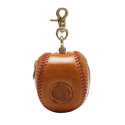 纯手工缝线复古棒球包真皮钥匙包