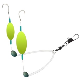 反底子线双钩跑铅抗走水双钩成品户外钓鱼伊势尼金海夕防挂底双钩