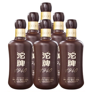 沱牌舍得1940酒6瓶整箱50度480ml纯粮食酒浓香型节日送礼聚会自饮