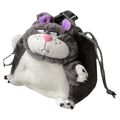 路西法猫猫包可爱卡通斜挎包